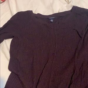 aero dark purple long sleeve
